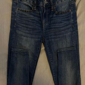 American-eagle-outfitters Women's Blue and Navy Jeans Size 2 short Jeggings